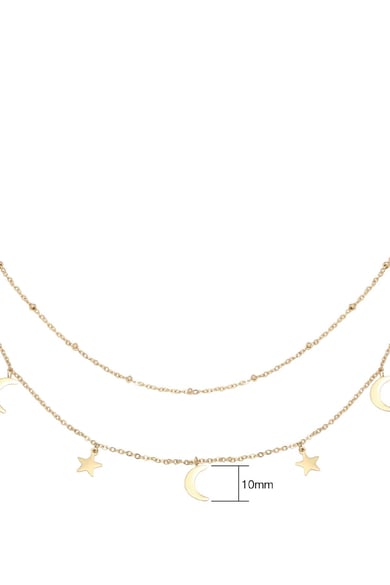 Necklace Beyond The Stars Gold Color Stainless Steel h5 Picture6